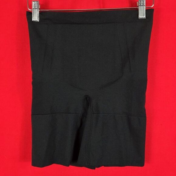 SPANX sculpt OnCoreMid-Thigh Short Black Womens Size Large - Picture 1 of 6